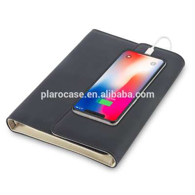 Handbag Style Magnetic Lock Custom Notebook with Power Bank 4000mah