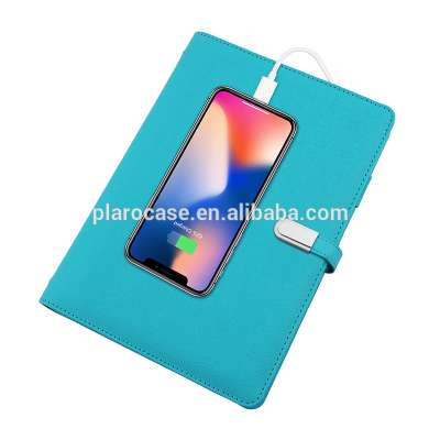 A5 Travel Filler Paper PU Notebook with Power Bank USB Flash Drive