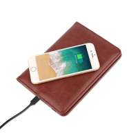 Personalized Travel wallet wireless charging passport holder cover with logo